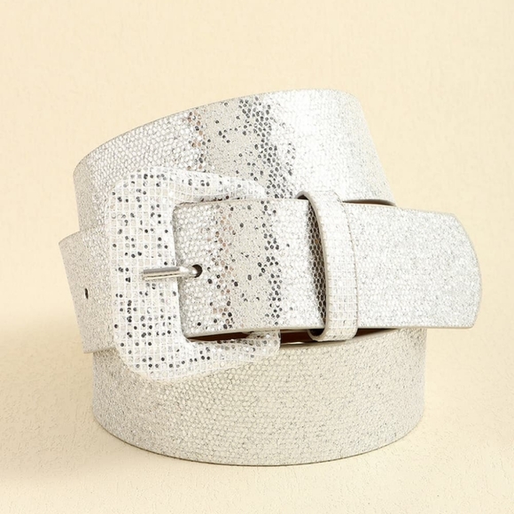 Stylish Glitter Buckle Belt - Picture 10 of 12